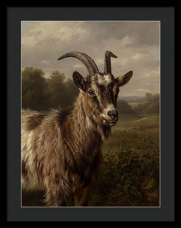 Majestic Goat Portrait