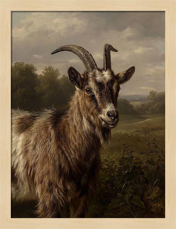 Majestic Goat Portrait