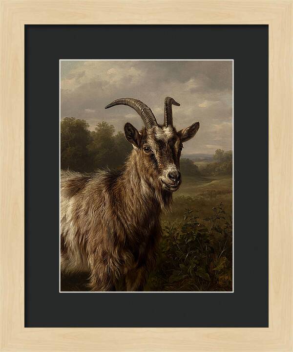Majestic Goat Portrait