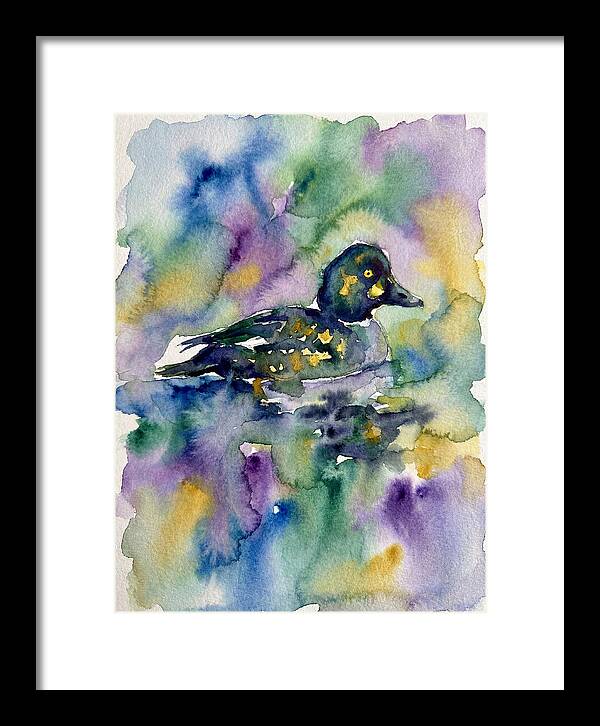 Majestic Goldeneye Duck Portrait