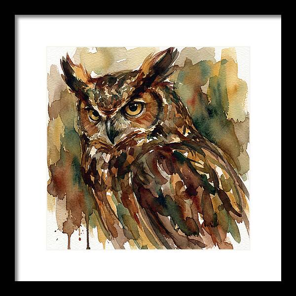 Majestic Great Horned Owl