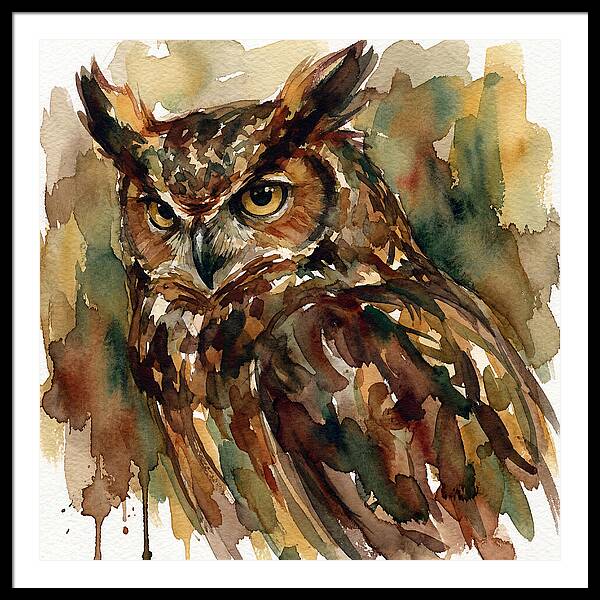 Majestic Great Horned Owl