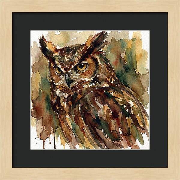 Majestic Great Horned Owl