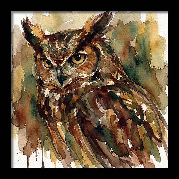 Majestic Great Horned Owl