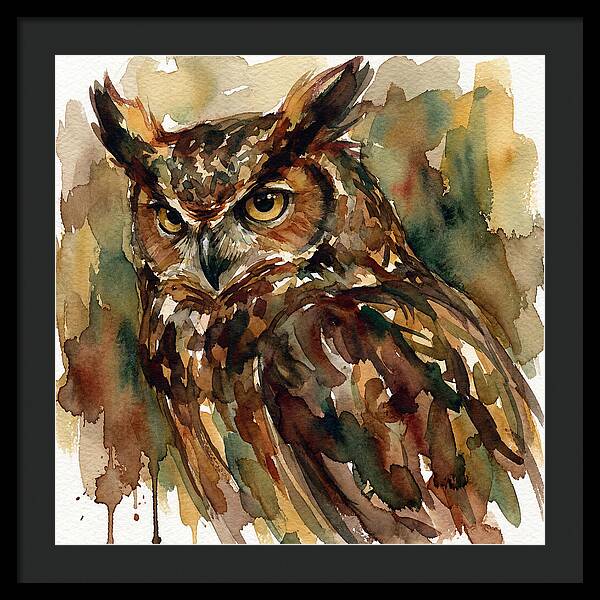 Majestic Great Horned Owl