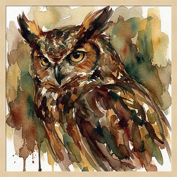 Majestic Great Horned Owl