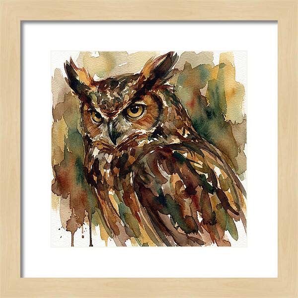 Majestic Great Horned Owl