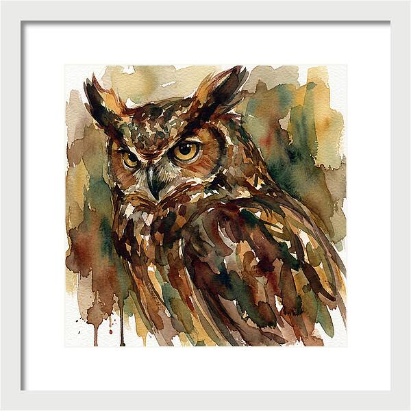 Majestic Great Horned Owl