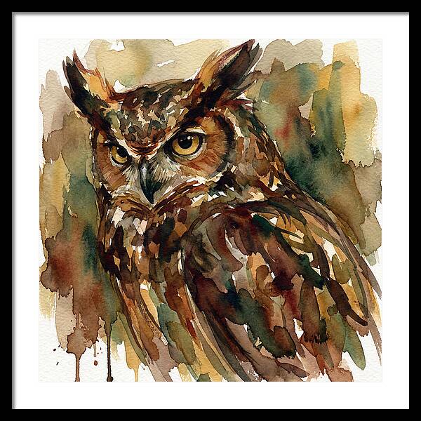 Majestic Great Horned Owl