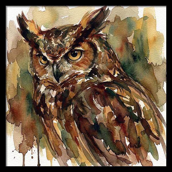Majestic Great Horned Owl