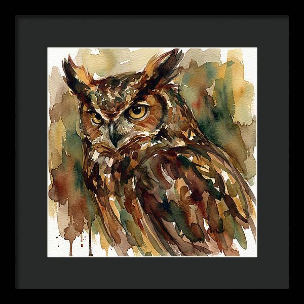 Majestic Great Horned Owl