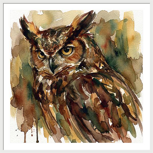 Majestic Great Horned Owl