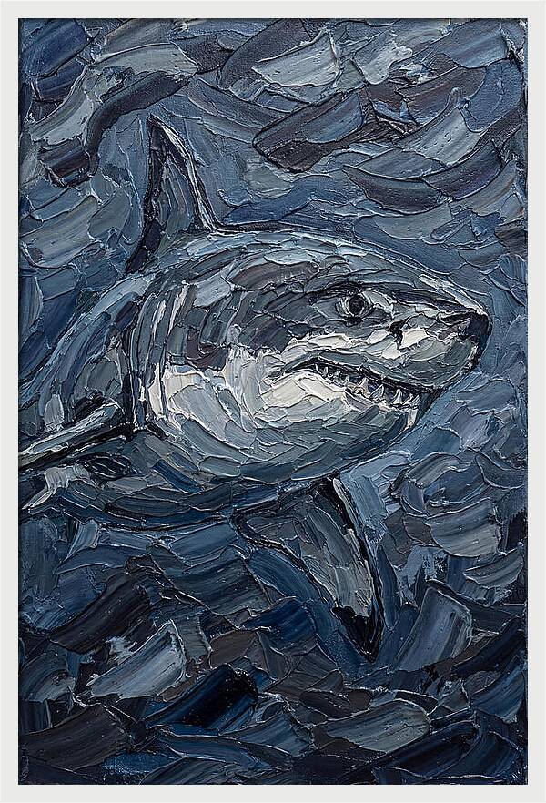 Majestic Great White Shark