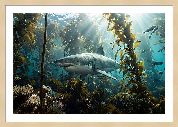 Majestic Great White Shark Encounter