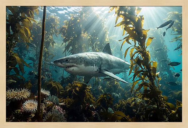 Majestic Great White Shark Encounter