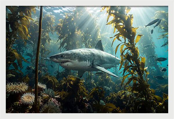 Majestic Great White Shark Encounter