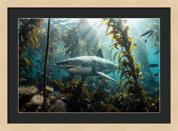 Majestic Great White Shark Encounter