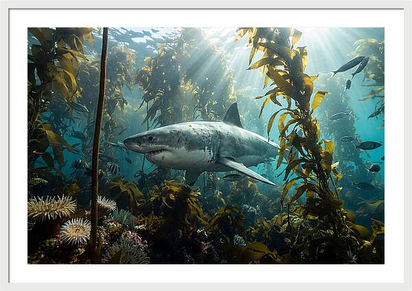 Majestic Great White Shark Encounter