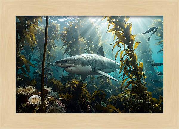 Majestic Great White Shark Encounter