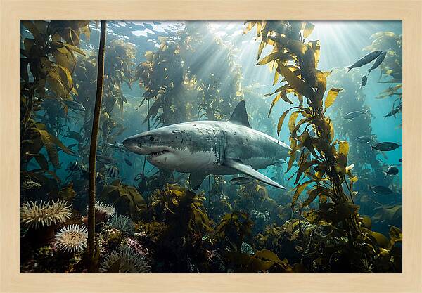 Majestic Great White Shark Encounter