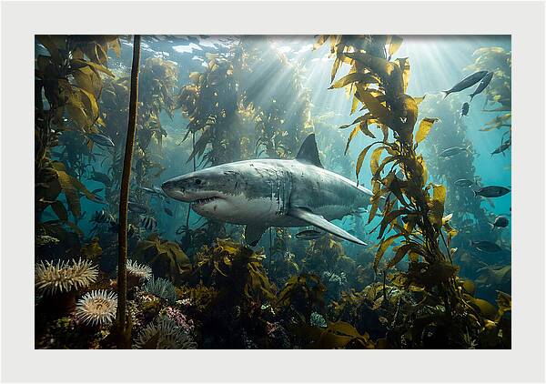 Majestic Great White Shark Encounter