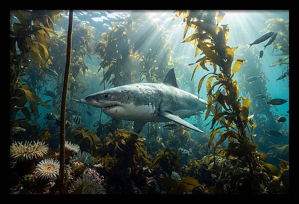 Majestic Great White Shark Encounter