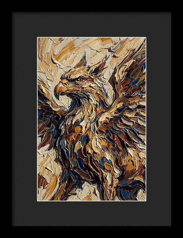 Majestic Griffin In Bold Colors