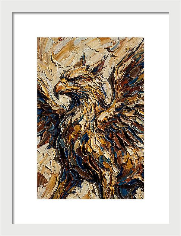 Majestic Griffin In Bold Colors