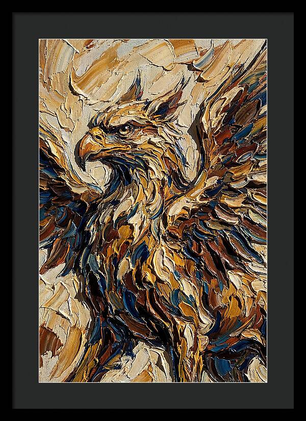 Majestic Griffin In Bold Colors