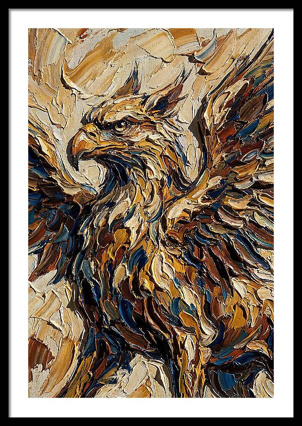 Majestic Griffin In Bold Colors