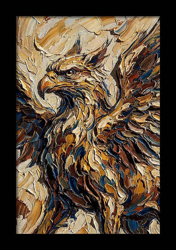 Majestic Griffin In Bold Colors