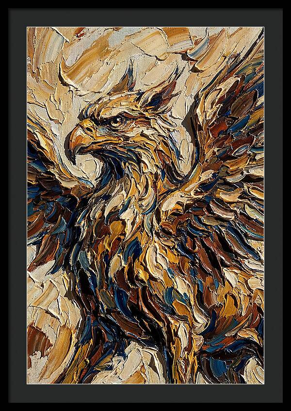 Majestic Griffin In Bold Colors