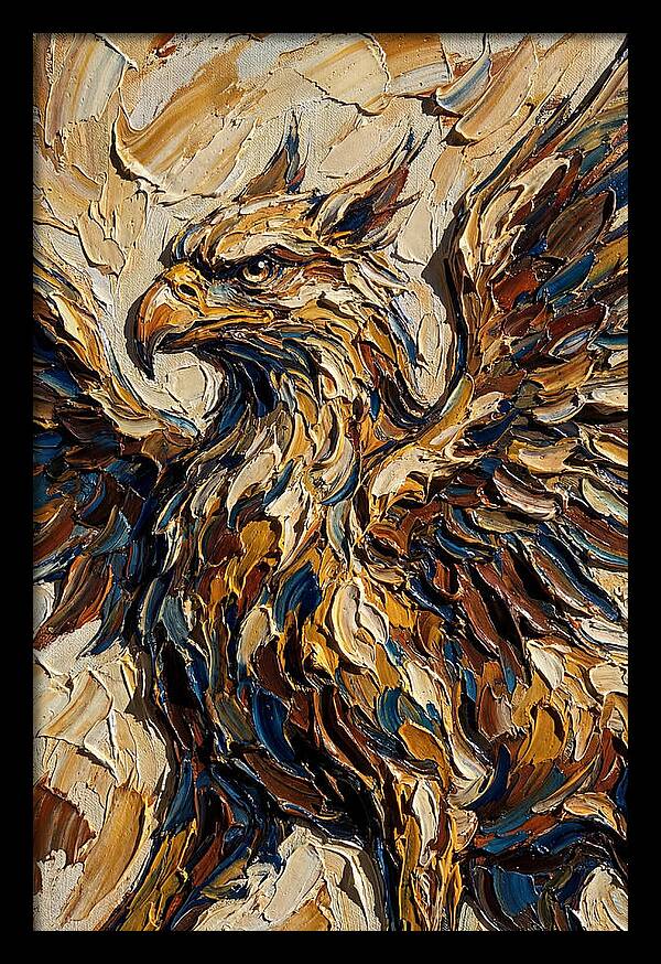 Majestic Griffin In Bold Colors