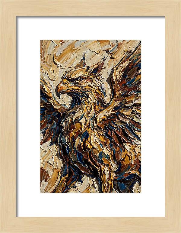 Majestic Griffin In Bold Colors