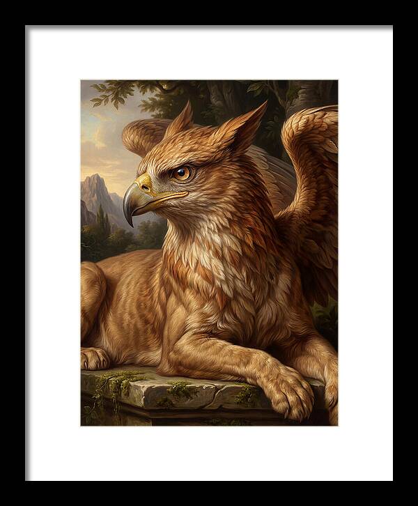 Majestic Griffin In Nature