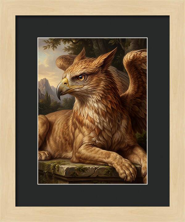 Majestic Griffin In Nature