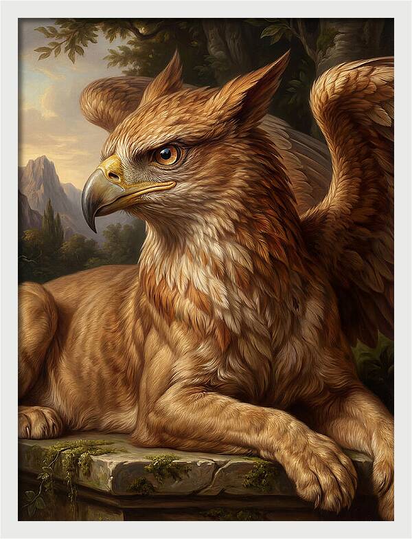 Majestic Griffin In Nature