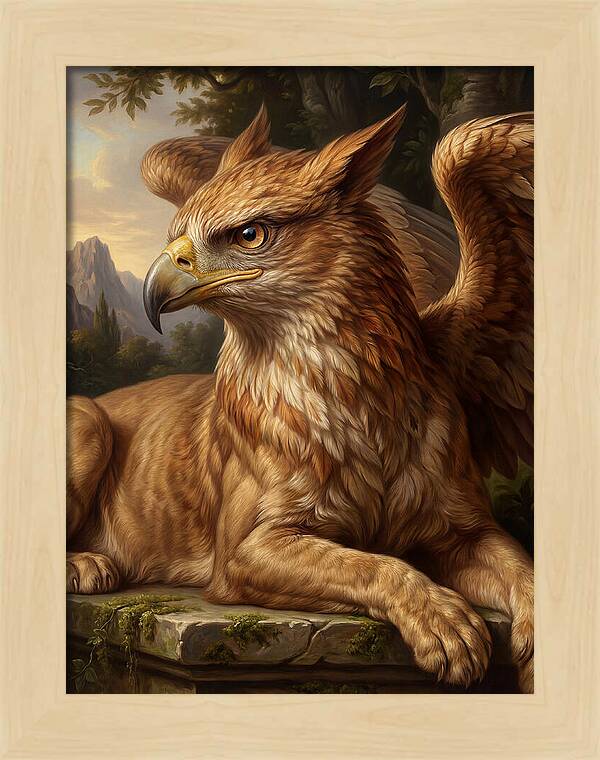 Majestic Griffin In Nature