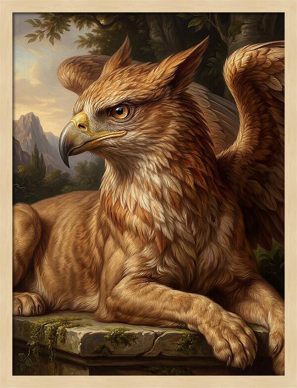 Majestic Griffin In Nature