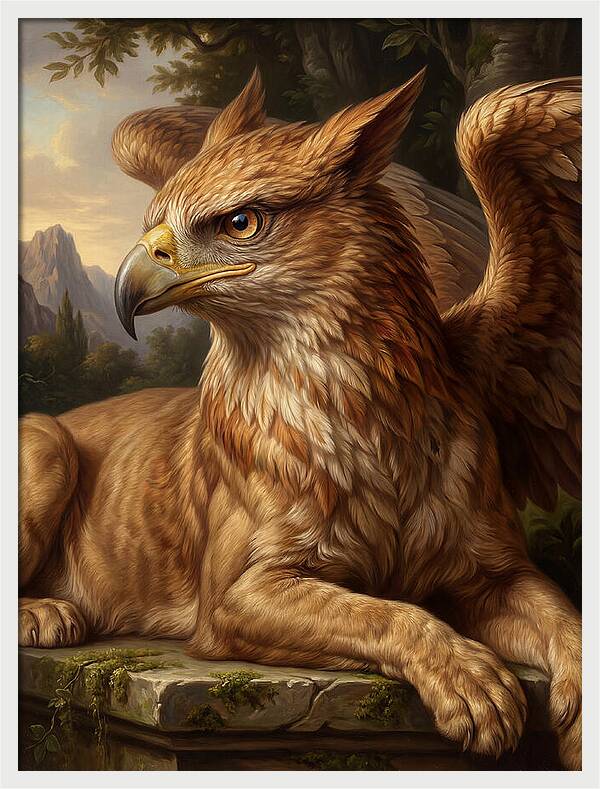 Majestic Griffin In Nature