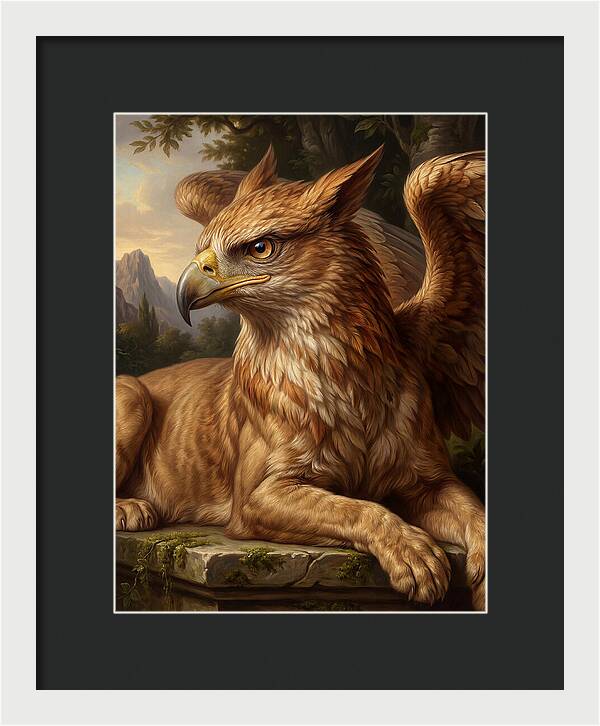 Majestic Griffin In Nature