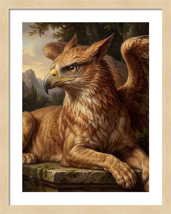 Majestic Griffin In Nature