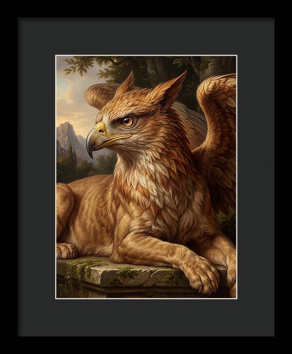 Majestic Griffin In Nature