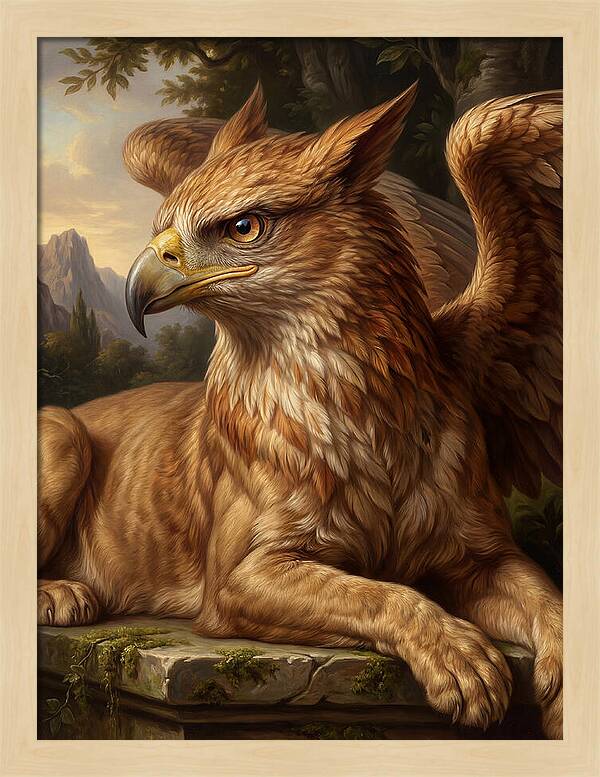 Majestic Griffin In Nature