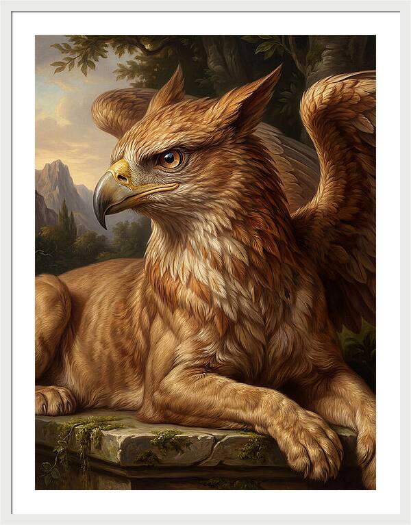 Majestic Griffin In Nature