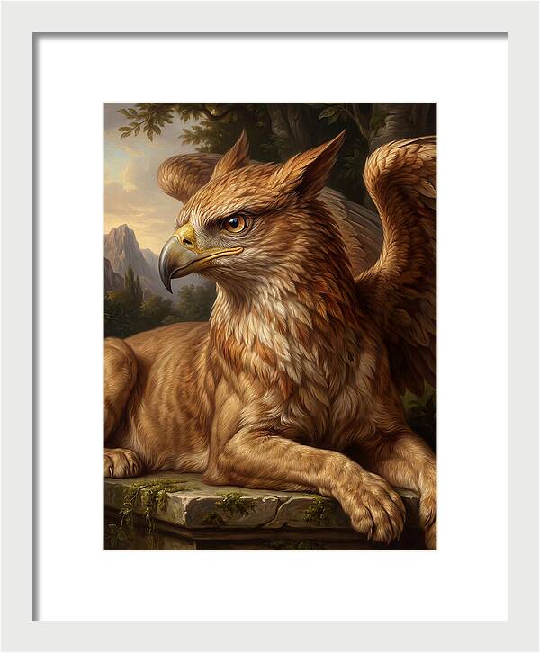 Majestic Griffin In Nature
