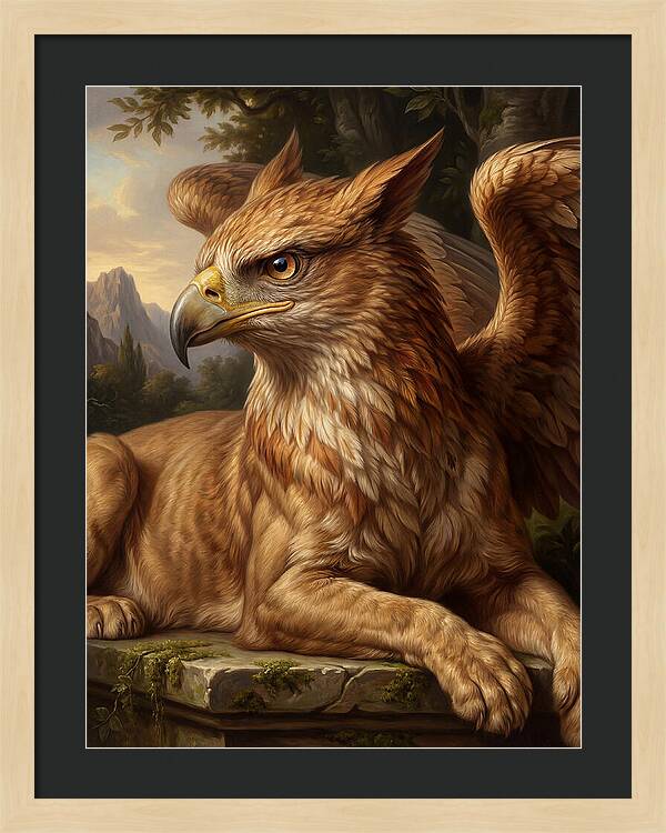 Majestic Griffin In Nature
