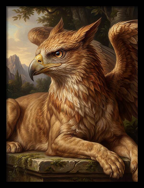 Majestic Griffin In Nature