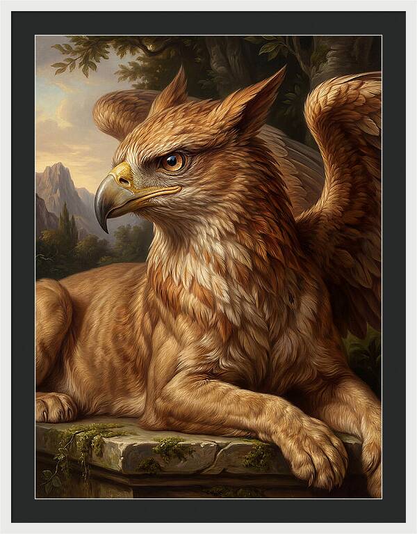 Majestic Griffin In Nature