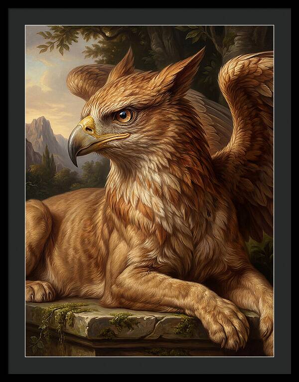 Majestic Griffin In Nature